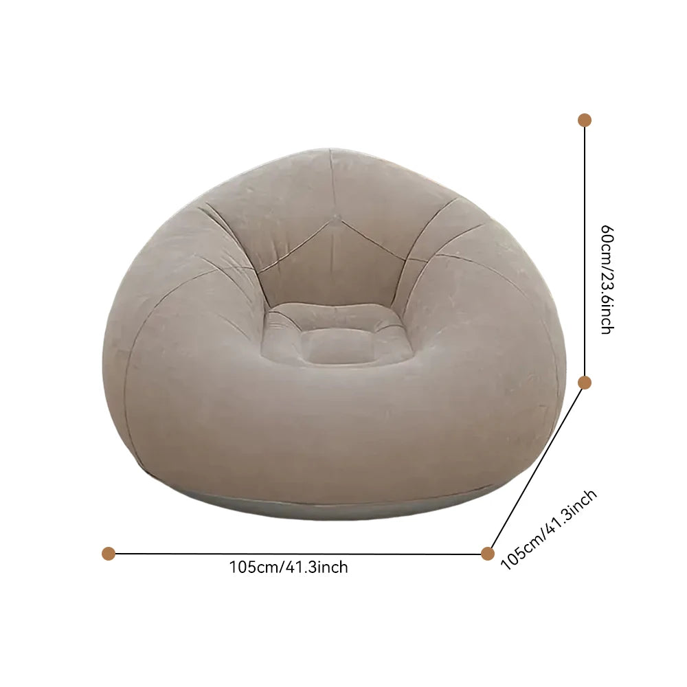 Sofá Inflable Plegable - Sillón Lounge para Interior, Jardín y Playa