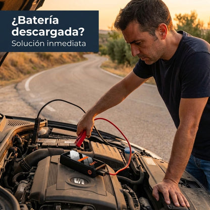 Arrancador de Coche 4 en 1  de 1200A con Inflador 150PSI