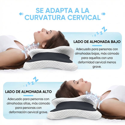 Almohada Cervical Ergonómica de Espuma Viscoelástica