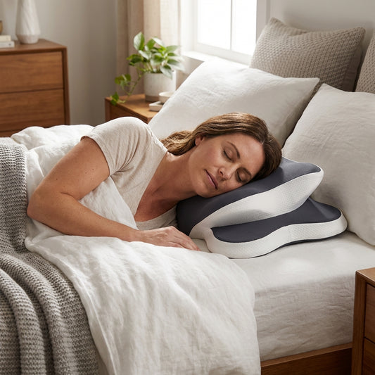 Almohada Cervical Ergonómica de Espuma Viscoelástica