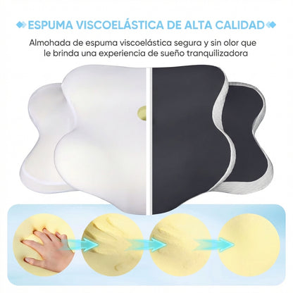 Almohada Cervical Ergonómica de Espuma Viscoelástica