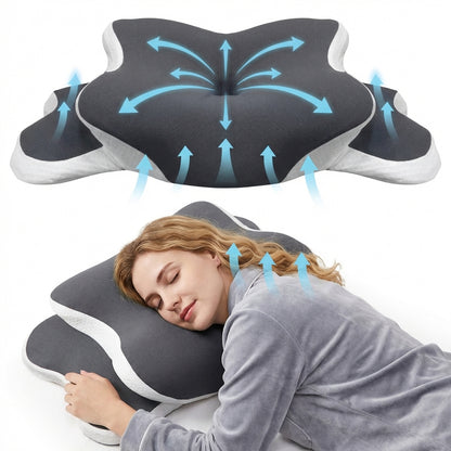 Almohada Cervical Ergonómica de Espuma Viscoelástica