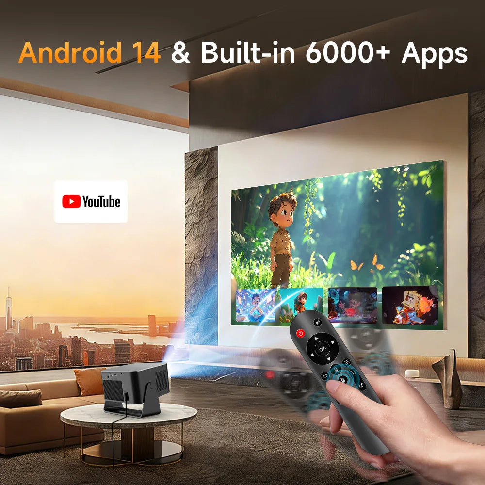 Proyector Portátil Full HD 1080p con Android 14 - imagen 6