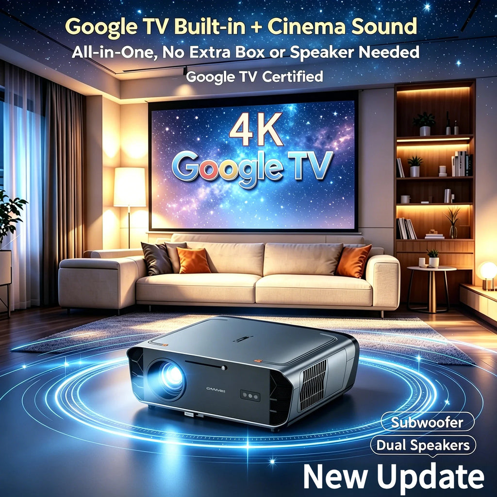 Proyector Full HD 1080p con Google TV Oficial y Android 14 - imagen 5