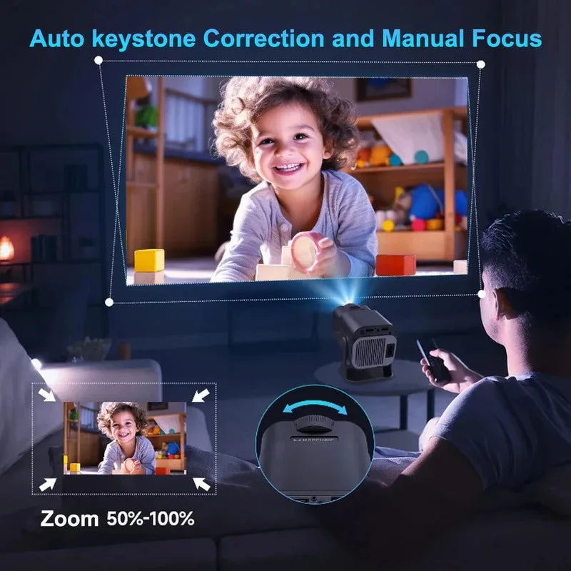 Mini Proyector Portátil con Android 11 - imagen 2