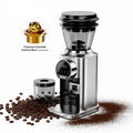 Molinillo de Café Eléctrico Portátil con Muelas Cónicas de 48 mm para Espresso