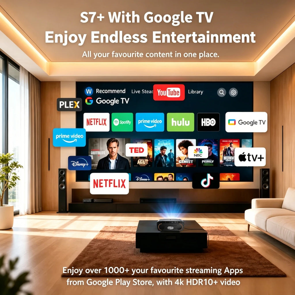 Proyector Full HD 1080p con Google TV Oficial y Android 14 - imagen 3