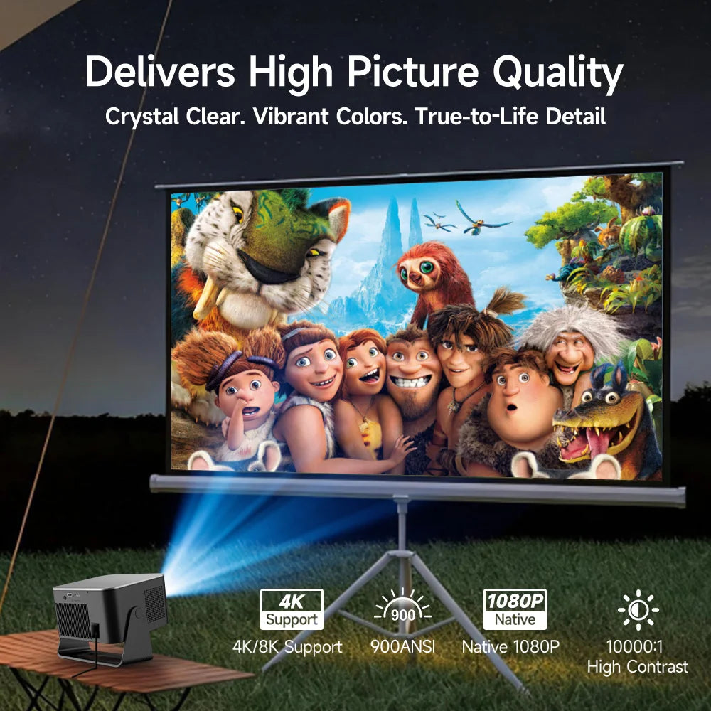Proyector Portátil Full HD 1080p con Android 14 - imagen 5