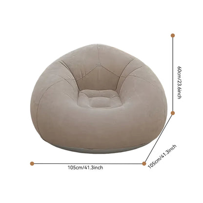 Sofá Inflable Plegable - Sillón Lounge para Interior, Jardín y Playa