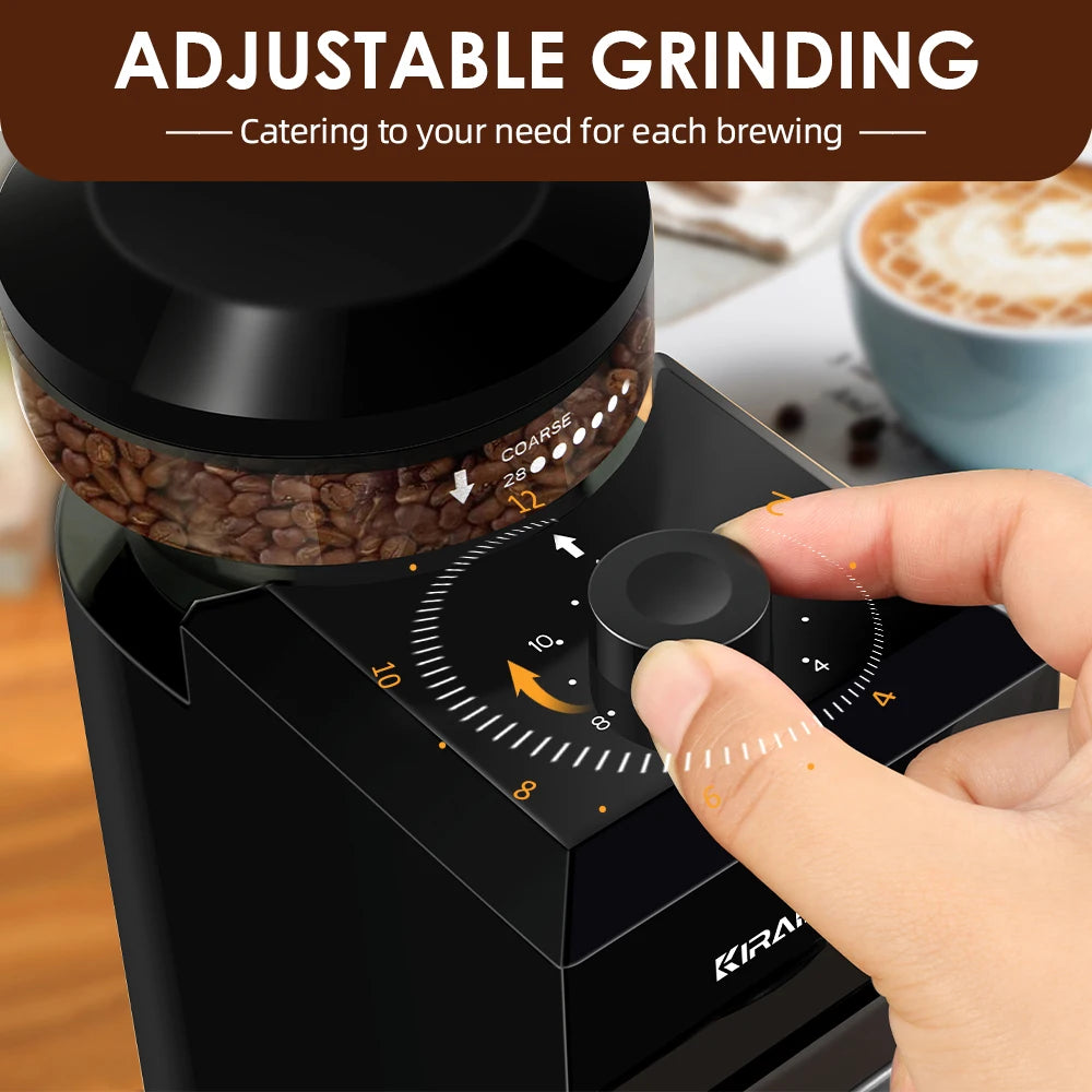 Molinillo de Café Eléctrico Automático con Muelas - imagen 3