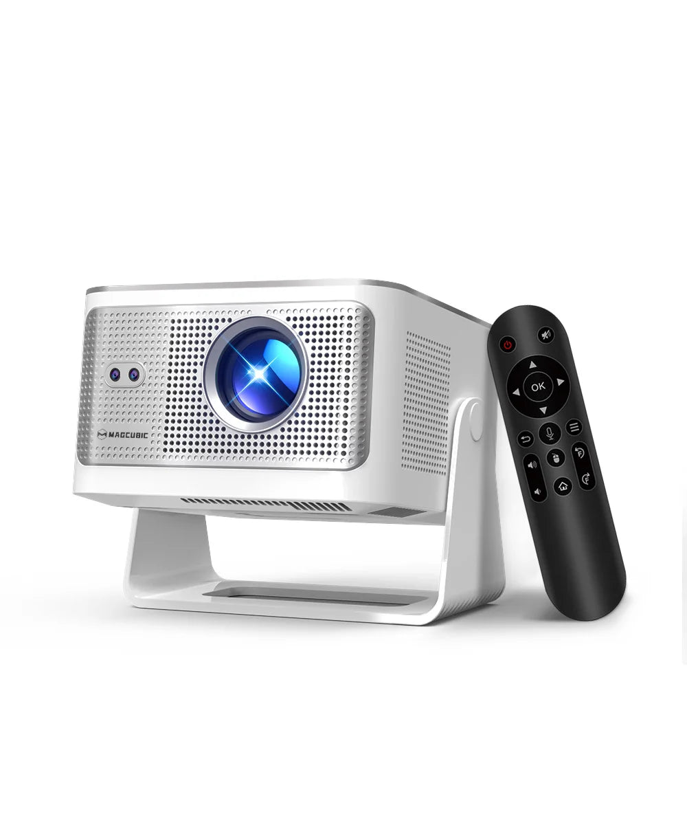 Proyector Portátil Full HD 1080p con Android 14 Blanco