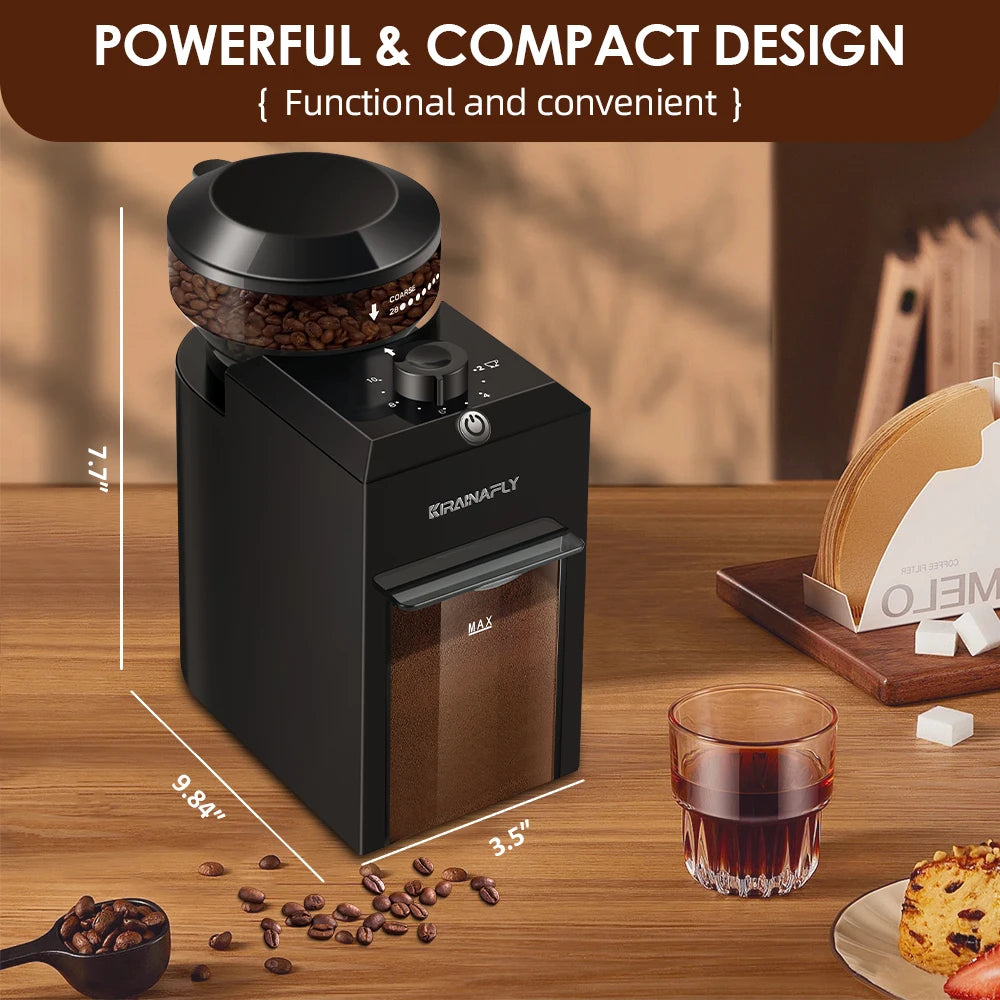 Molinillo de Café Eléctrico Automático con Muelas - imagen 6