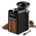 Molinillo de Café Eléctrico Automático con Muelas, 28 Niveles y Parada Automática