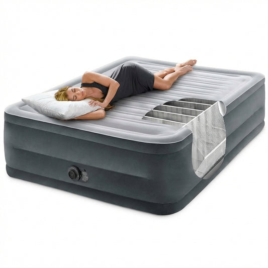 Colchón Hinchable Doble con Bomba Eléctrica Integrada