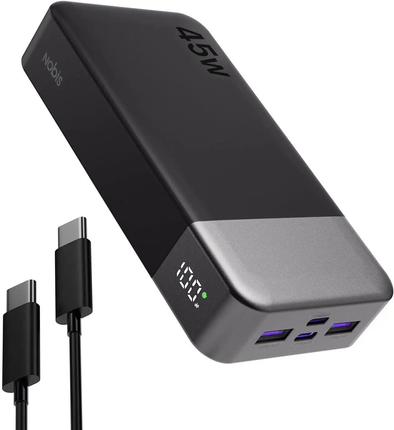 Power Bank 20000mAh 45W Carga Rápida PD