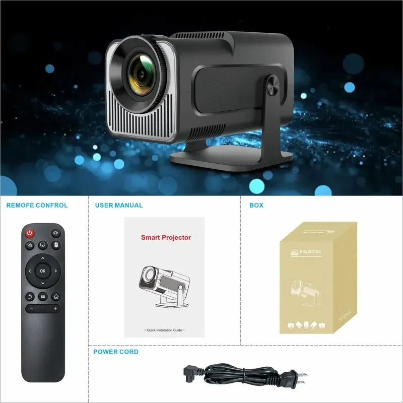 Mini Proyector Portátil con Android 11, WiFi 6 y Diseño Giratorio 180°, 300 ANSI — imagen 8