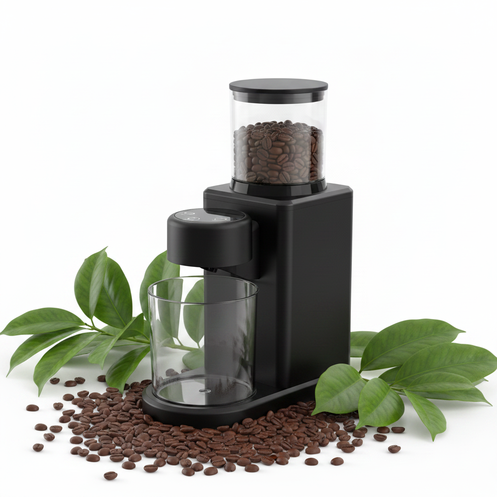 Molinillo de Café Eléctrico Cónico con Pantalla Táctil, 25 Niveles y Doble Modo